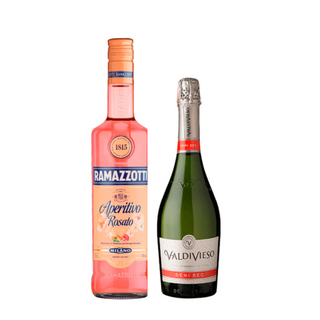 Promo Ramazzotti Rosato 700 ml 15° + Vino Espumante Valdivieso Demisec 750 ml 12°