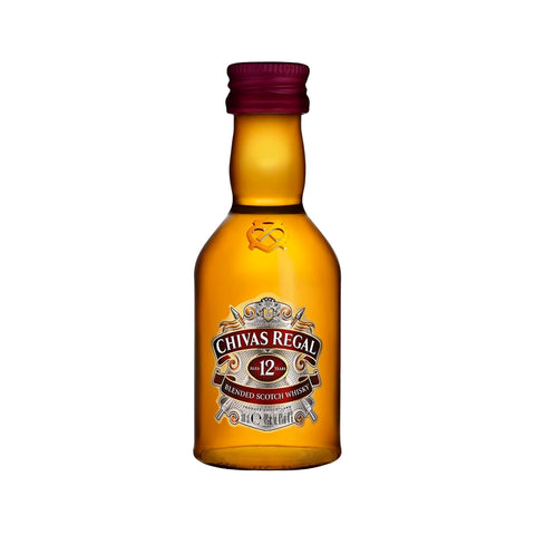Miniatura Whisky Chivas Regal 12 Años 50 ml
