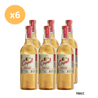 Pack x6 Pisco Capel 35º 700cc