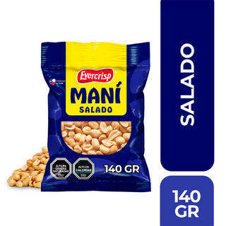 Mani Salado Evercrisp 140 Gramos