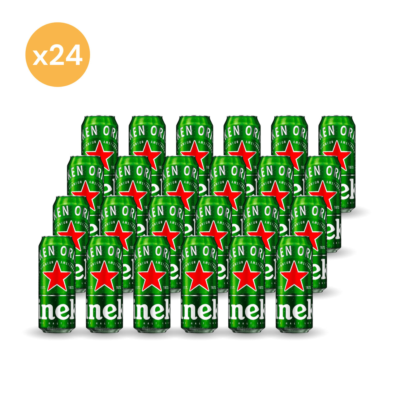 Pack x24 Cerveza Heineken 473 cc Entrelatas