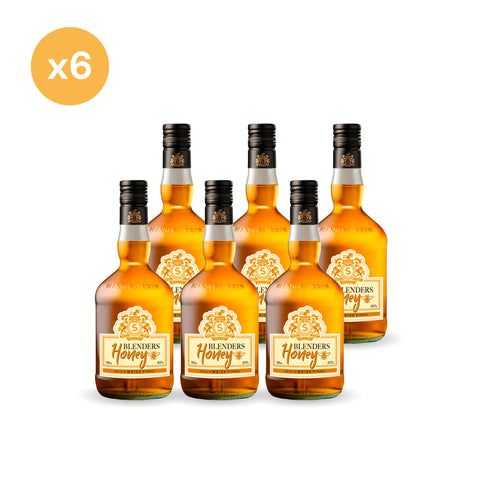 Pack x6 Whisky Blenders Honey 750 cc