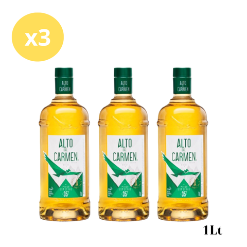 Pack x3 Pisco Alto del Carmen 1.000 cc 35°