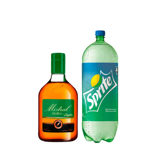Promo Pisco Mistral Nobel Apple 750 ml + Bebida 3 Lts Variedades