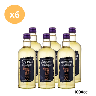 Pack x6 Pisco Especial Artesanos de Cochiguaz 35º 1000cc