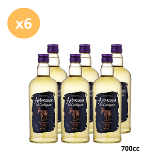 Pack x6 Pisco Especial Artesanos de Cochiguaz 35º 700cc
