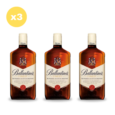 Pack x3 Whisky Ballantines 1 lt 40°