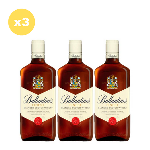 Pack Whisky Ballantines 750 ml 40° x3