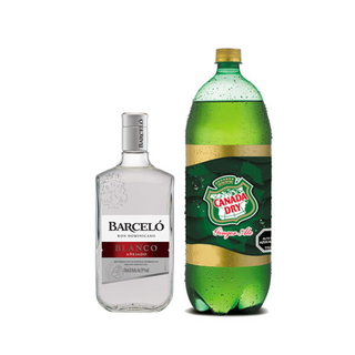 Promo Ron Barceló Blanco 750ml + Bebida 3 Lts Variedades