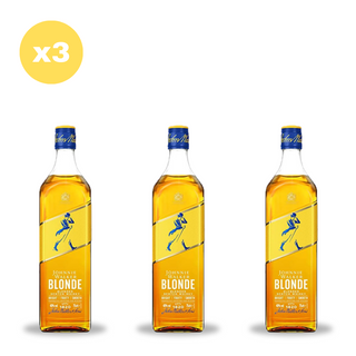 Pack x3 Whisky Johnnie Walker Blonde 750 ml 40°