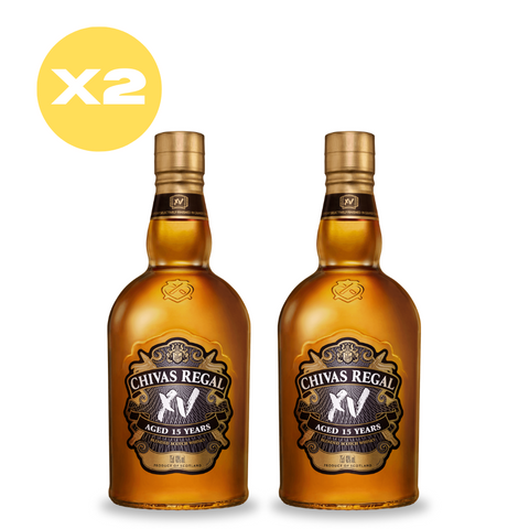 Pack x2 Whisky Chivas Regal XV 15 años 750 ml 40°