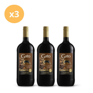 Pack x3 Vino Gato Selección Dulce Chocolate 1.5 L