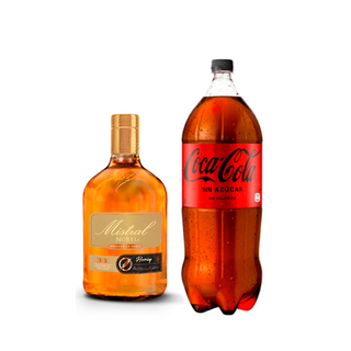 Promo Pisco Mistral Nobel Honey 750 ml + Bebida 3 Lts Variedades