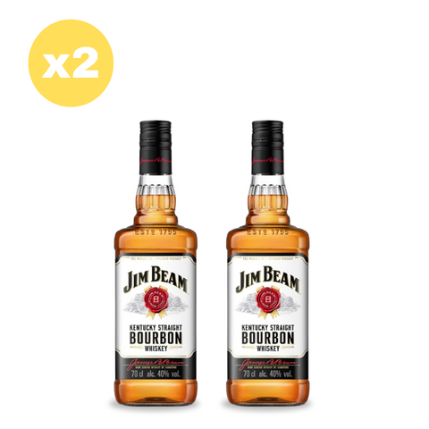 Pack x2 Whisky Jeam Beam Bourbon 750cc