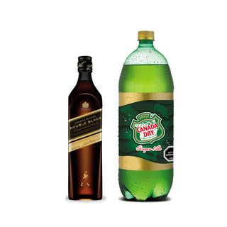Promo Whisky Johnnie Walker Double Black Label 750 cc + Bebida 3 Lts Variedades