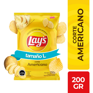 Lays Corte Americano 200 Gramos