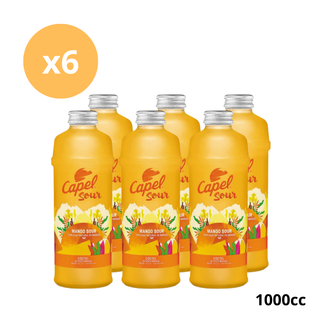 Pack x6 Pisco Sour Mango Capel 1000cc