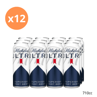 Pack x12 Cerveza Michelob Ultra Latón 710 ml