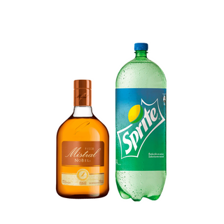 Promo Pisco Mistral Nobel 750 ml + Bebida 3 Lts Variedades