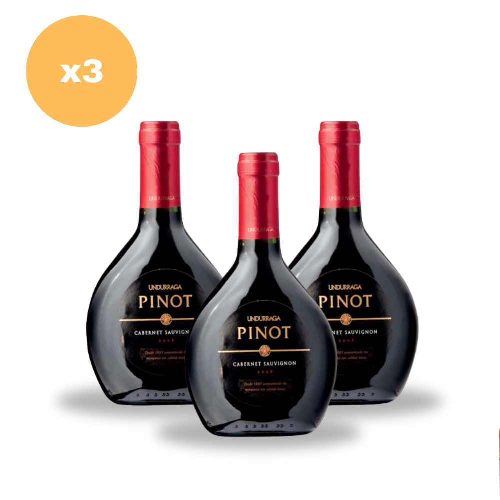 Pinot Undurraga Cabernet Sauvignon 750cc X3