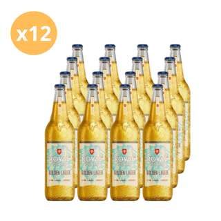 Pack x12 Cerveza Royal Guard Golden Lager 650 cc