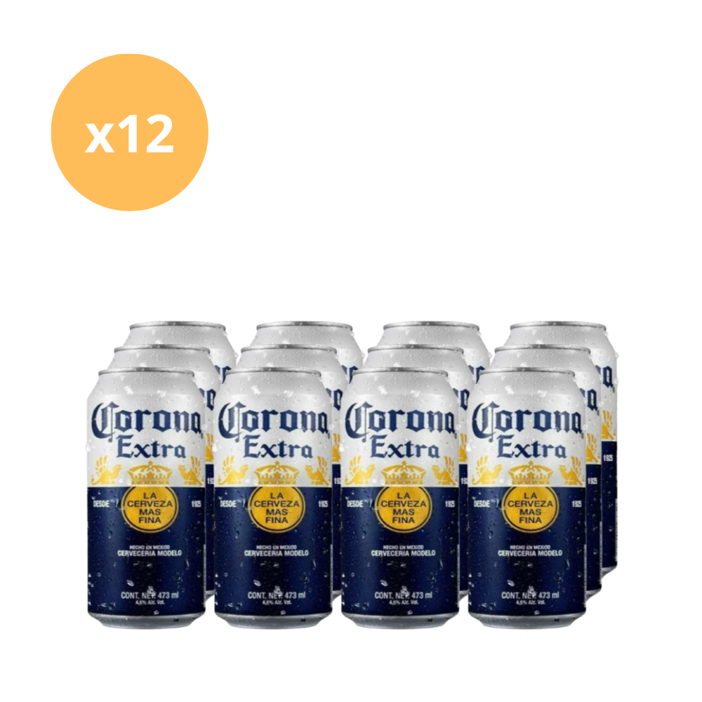 Pack x12 Cerveza Corona Lata 473ml