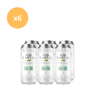 Pack x6 Gin Kantal Tonic Lata 473 cc
