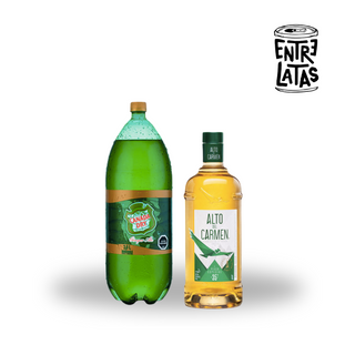 Pack Pisco Alto Del Carmen 35º 1Lt  + Bebida 3Lts
